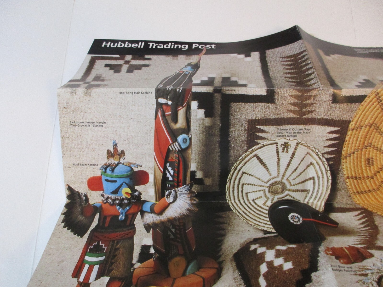 2006 Hubbell Trading Post Arizona National Park System Brochure Map Guide~B30