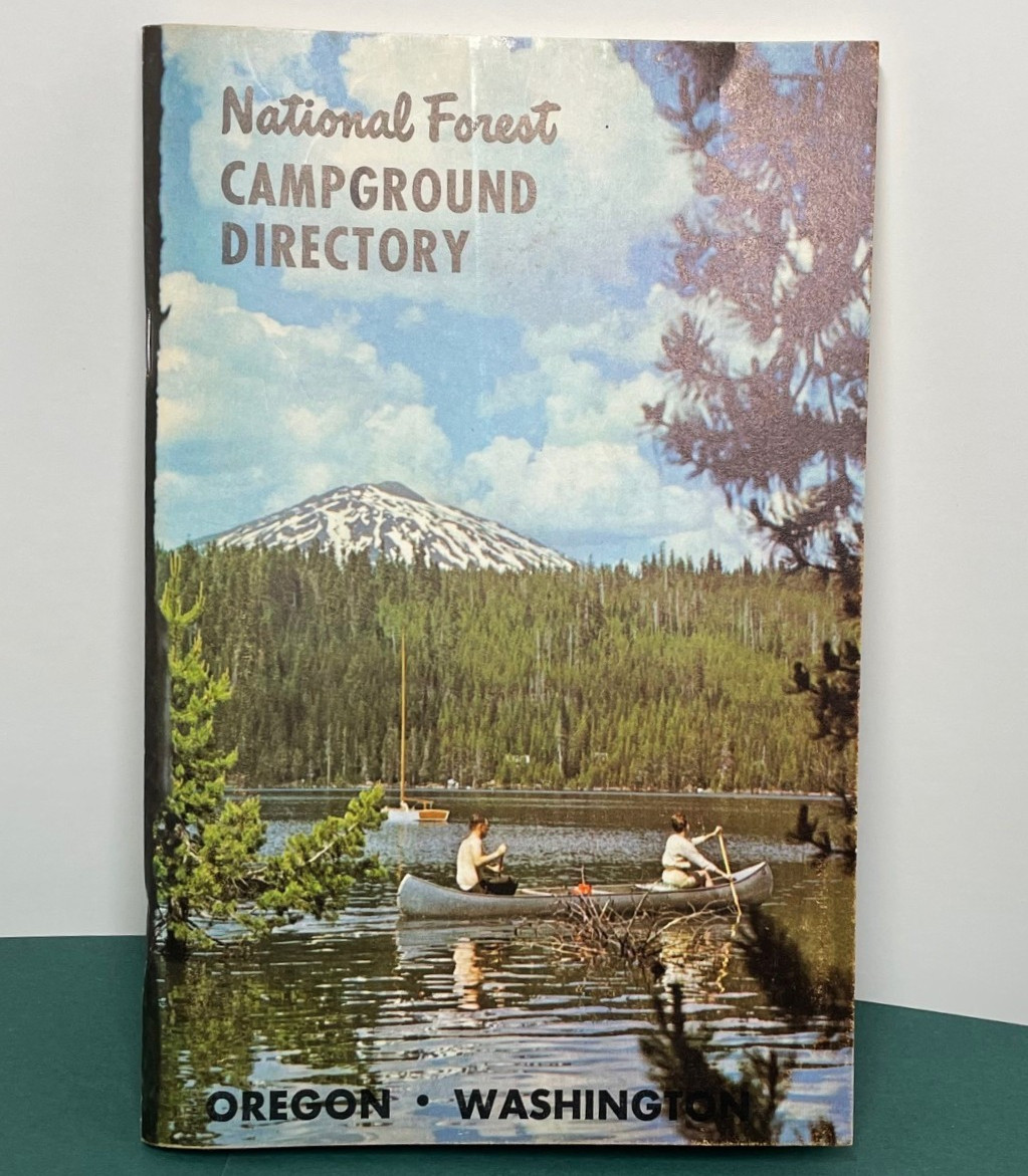 1968 National Forest Campground Directory Oregon & Washington Vintage