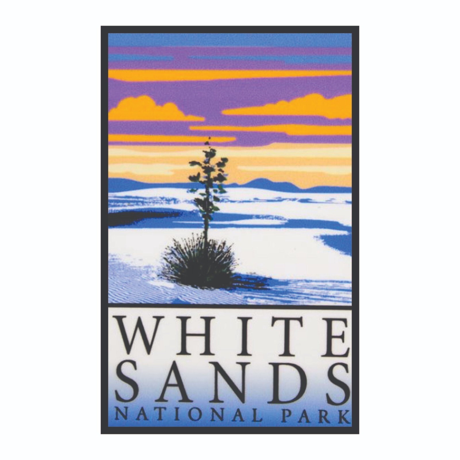 White Sands National Park Sticker North New Mexico National Park Decal