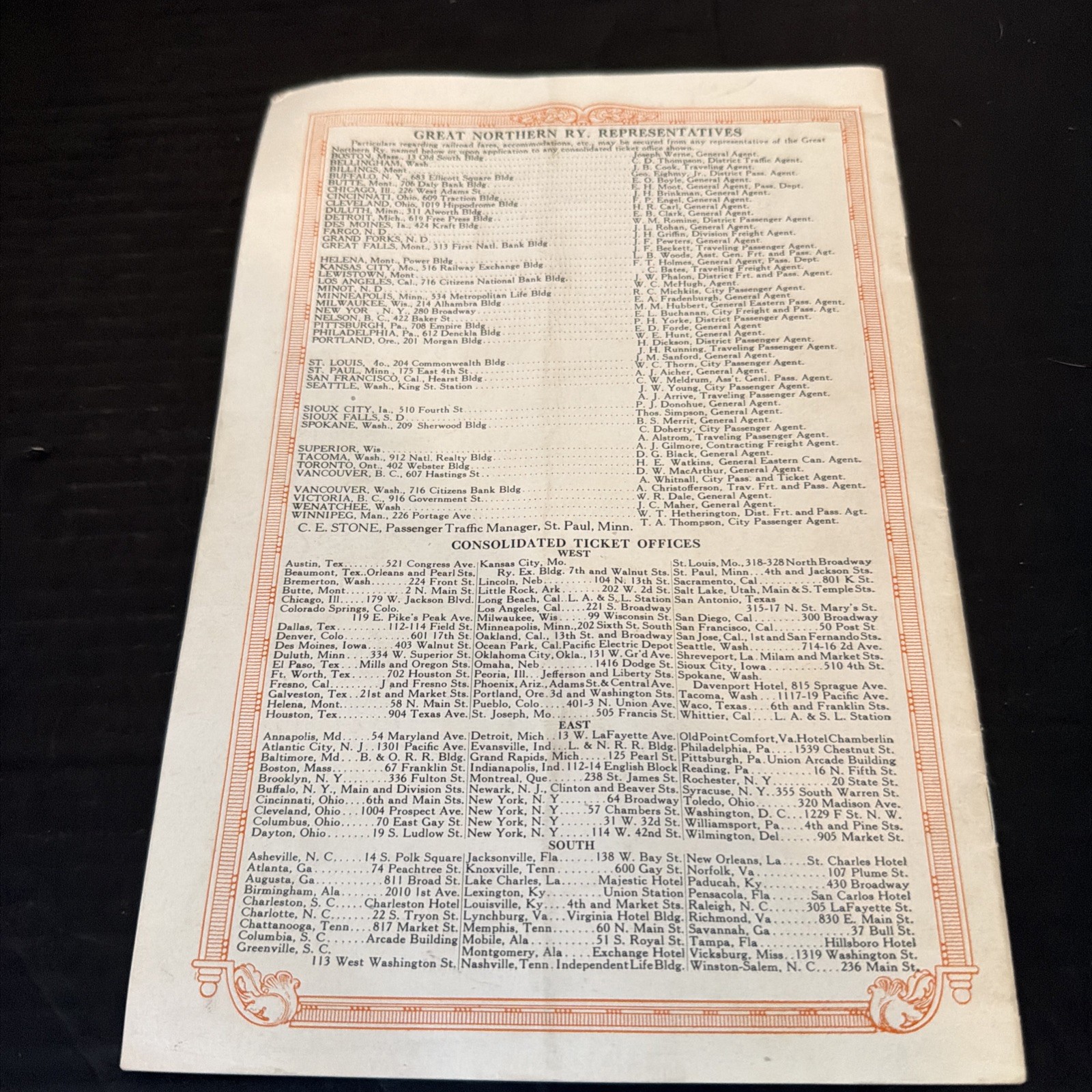 1920 Glacier National Park season Brochure