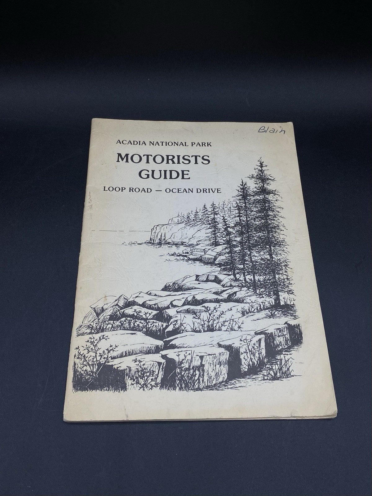 1977 Acadia National Park US Motorists Guide & Sieur de Monts National Monument