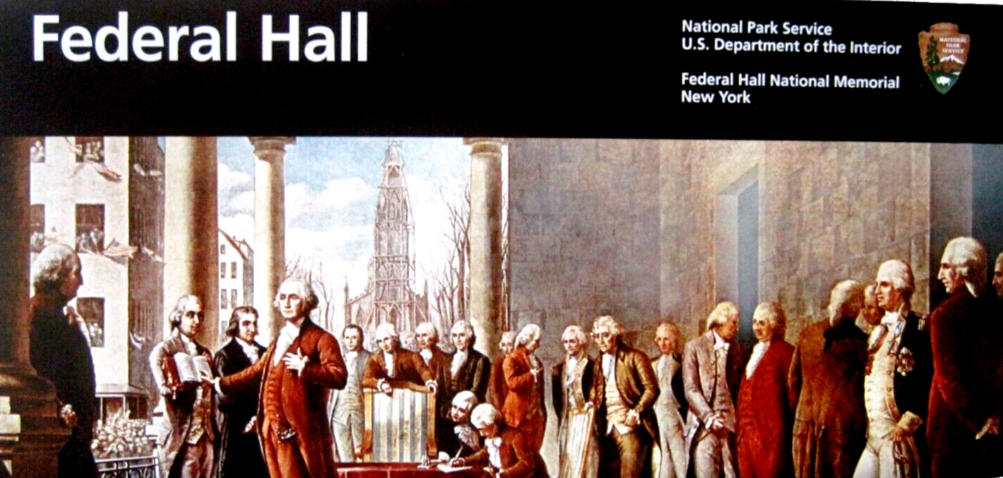 Federal Hall National Memorial National Park Service Unigrid Brochure Map