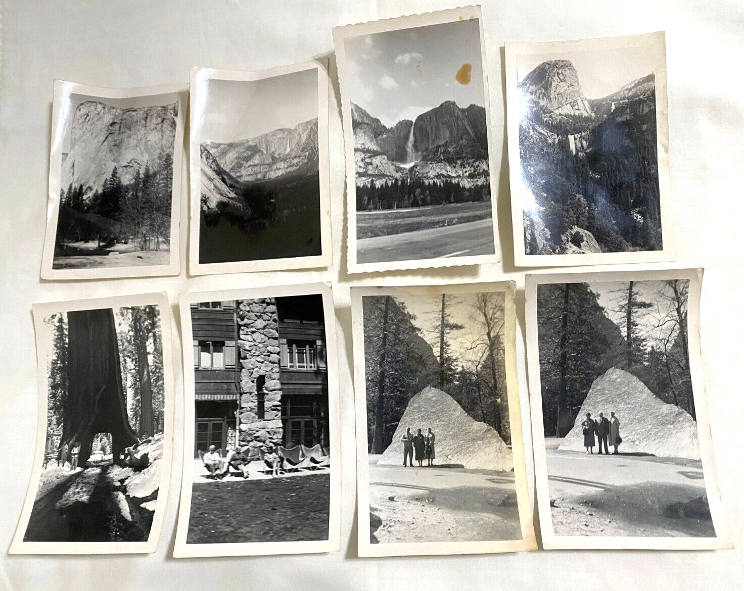 Lot of 8 Vintage Yosemite National Park California Photos 1940s – 1950s Original