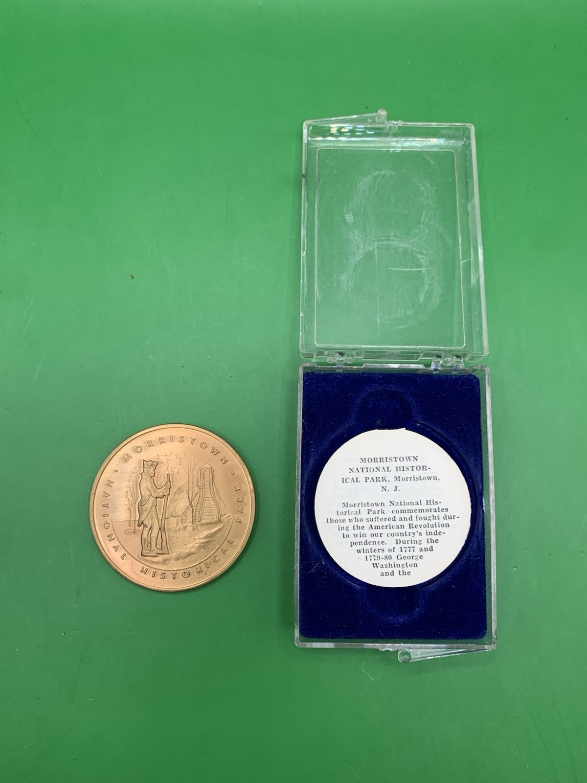 Morristown National Historic Park Commemorative Medallion￼