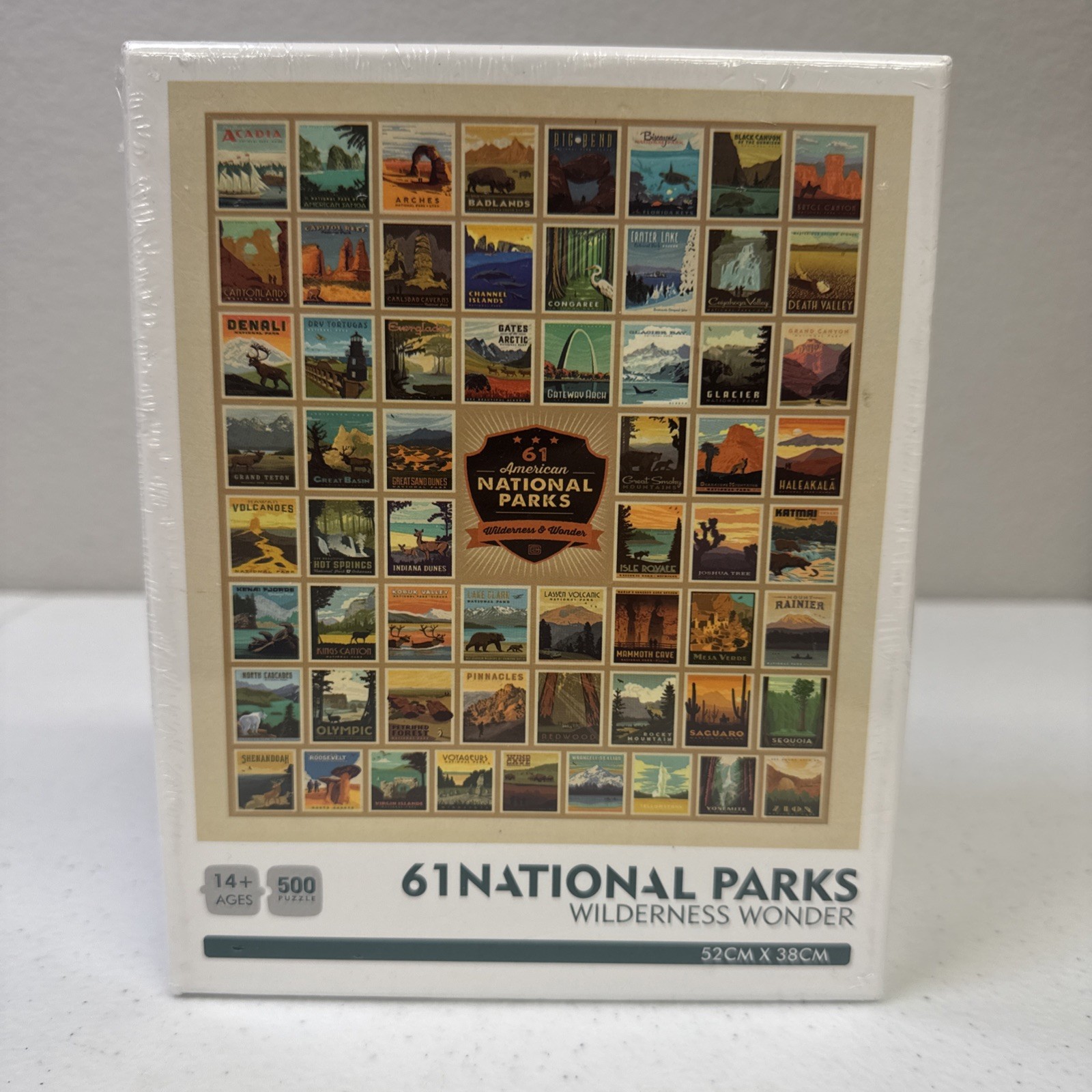 61 American National Parks – Wilderness wonder Puzzle 500 Pieces – NIB