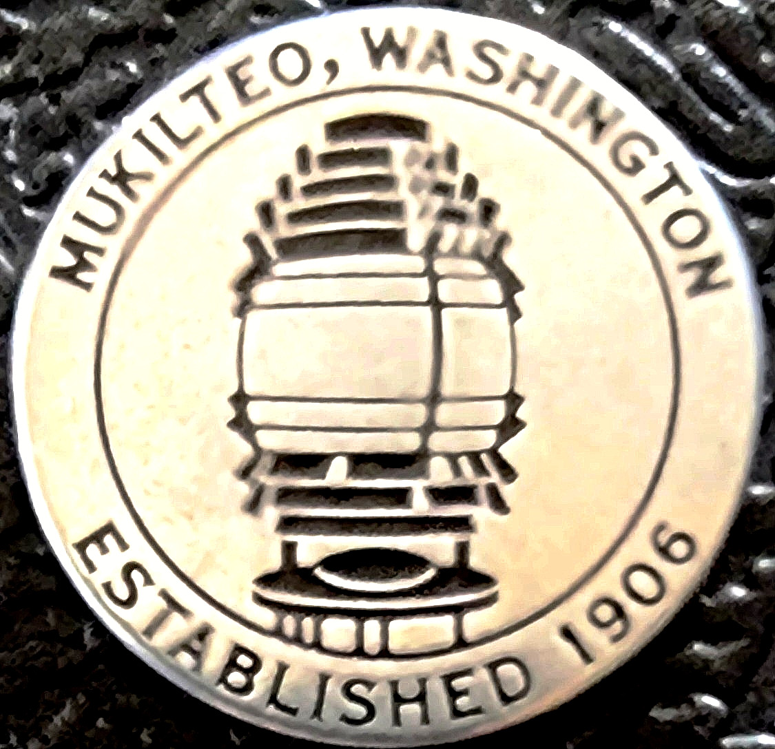 RARE – MUKILTEO LIGHTHOUSE – NATIONAL PARK TYPE TOKEN – WASHINGTON