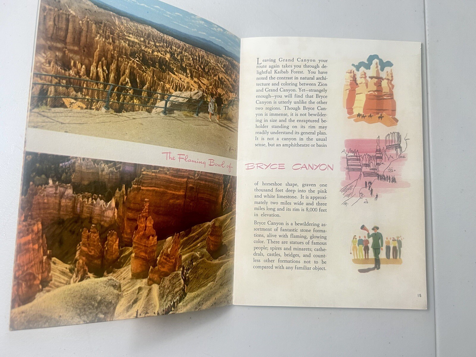 Vintage 1951 Zion Bryce Canyon Grand Canyon National Parks Union Pacific Booklet