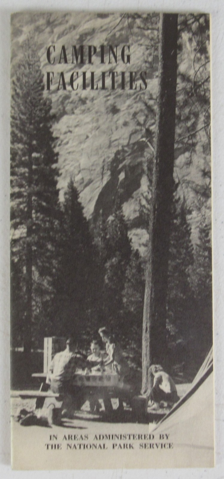 Camping Facilities in the National Park System 1960 Brochure Booklet BC104