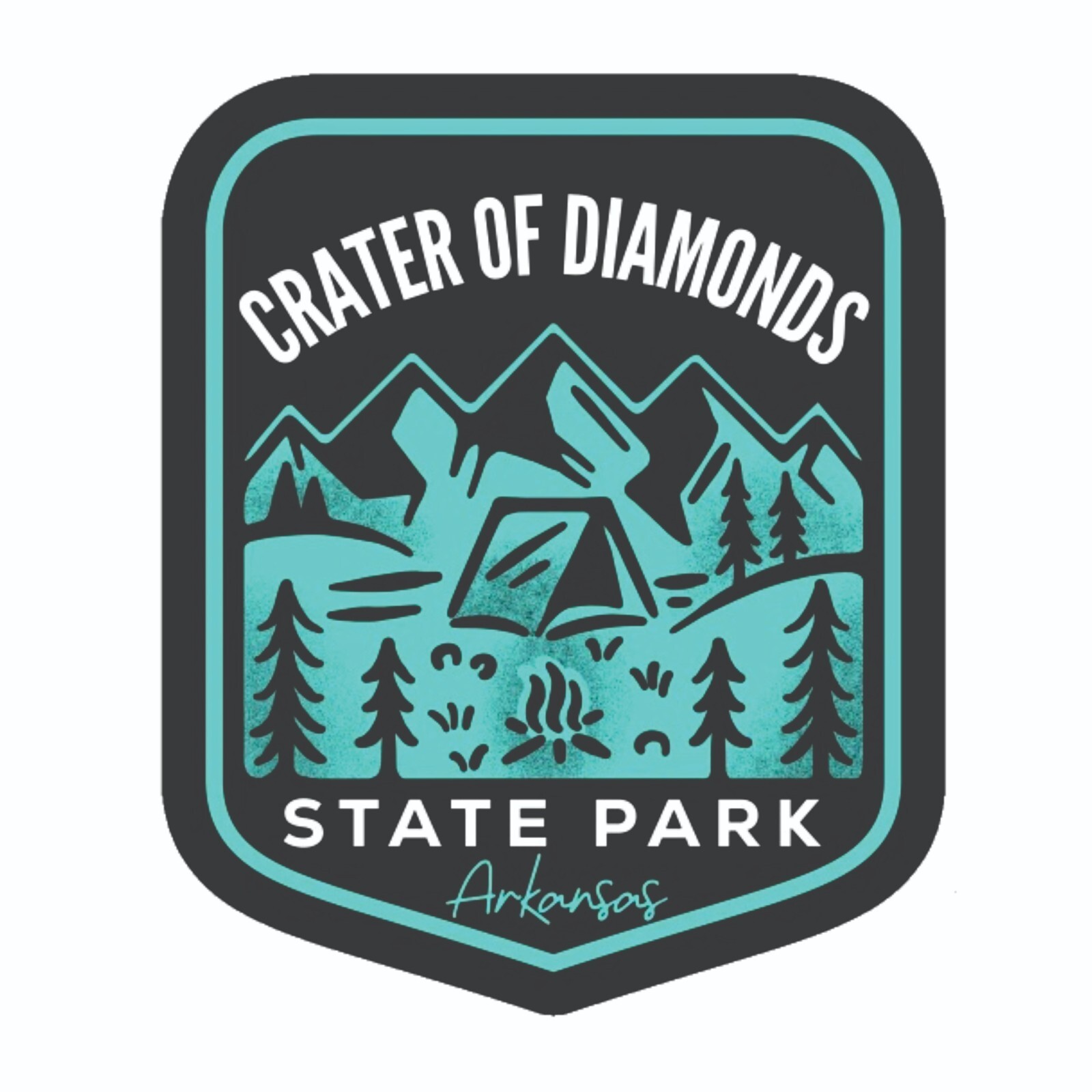 Crater Of Diamonds State Park Arkansas Sticker Decal Bumper Sticker