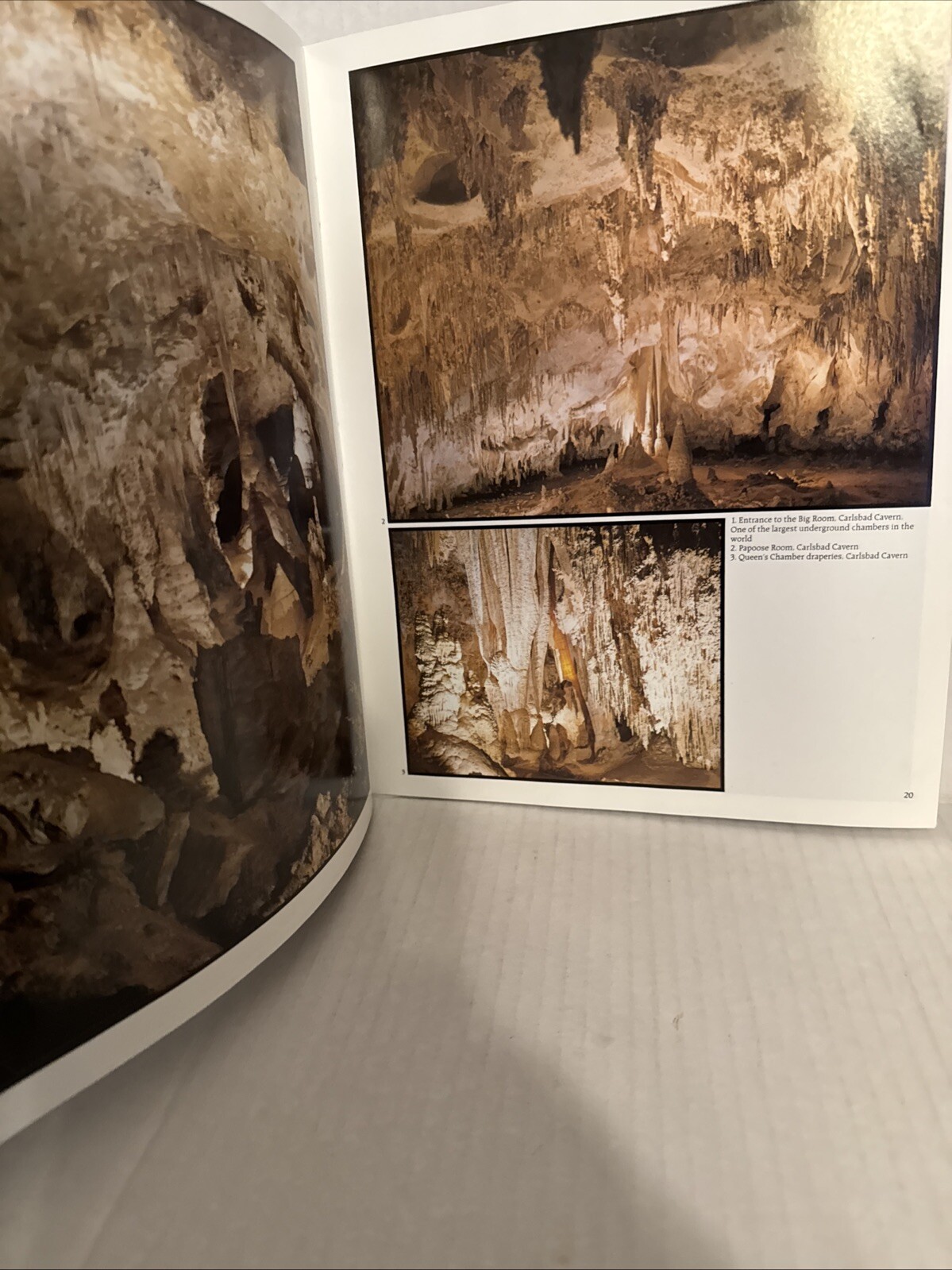 Vintage 1981 Carlsbad Caverns National Park Tourist Magazine Guide Soft Book