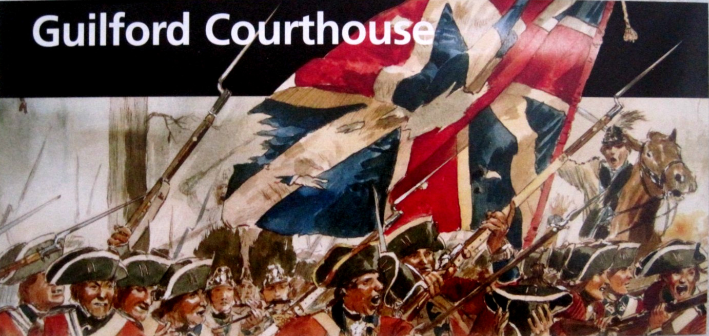Guilford Courthouse Military Park National Park Service Unigrid Brochure Map