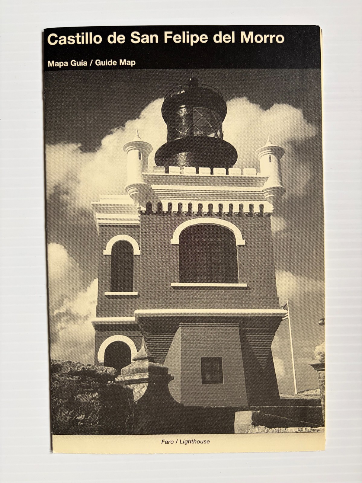 CASTILLO de SAN FELIPE del MORRO NATIONAL. PARK BROCHURE MAP Spanish English