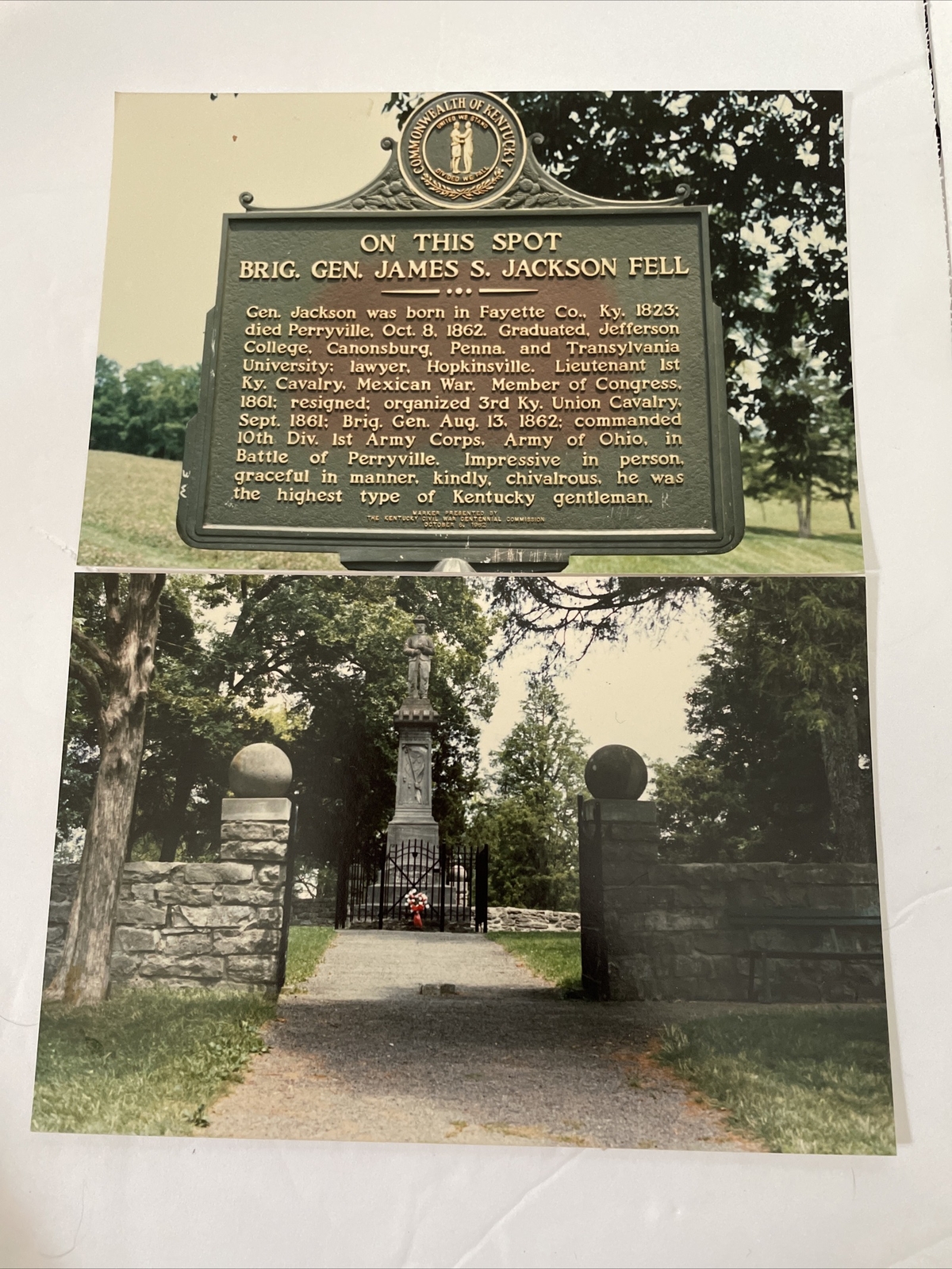 Vintage Personal Photographs From 1985 & 1990 Perryville Cumberland Gap War 80’s