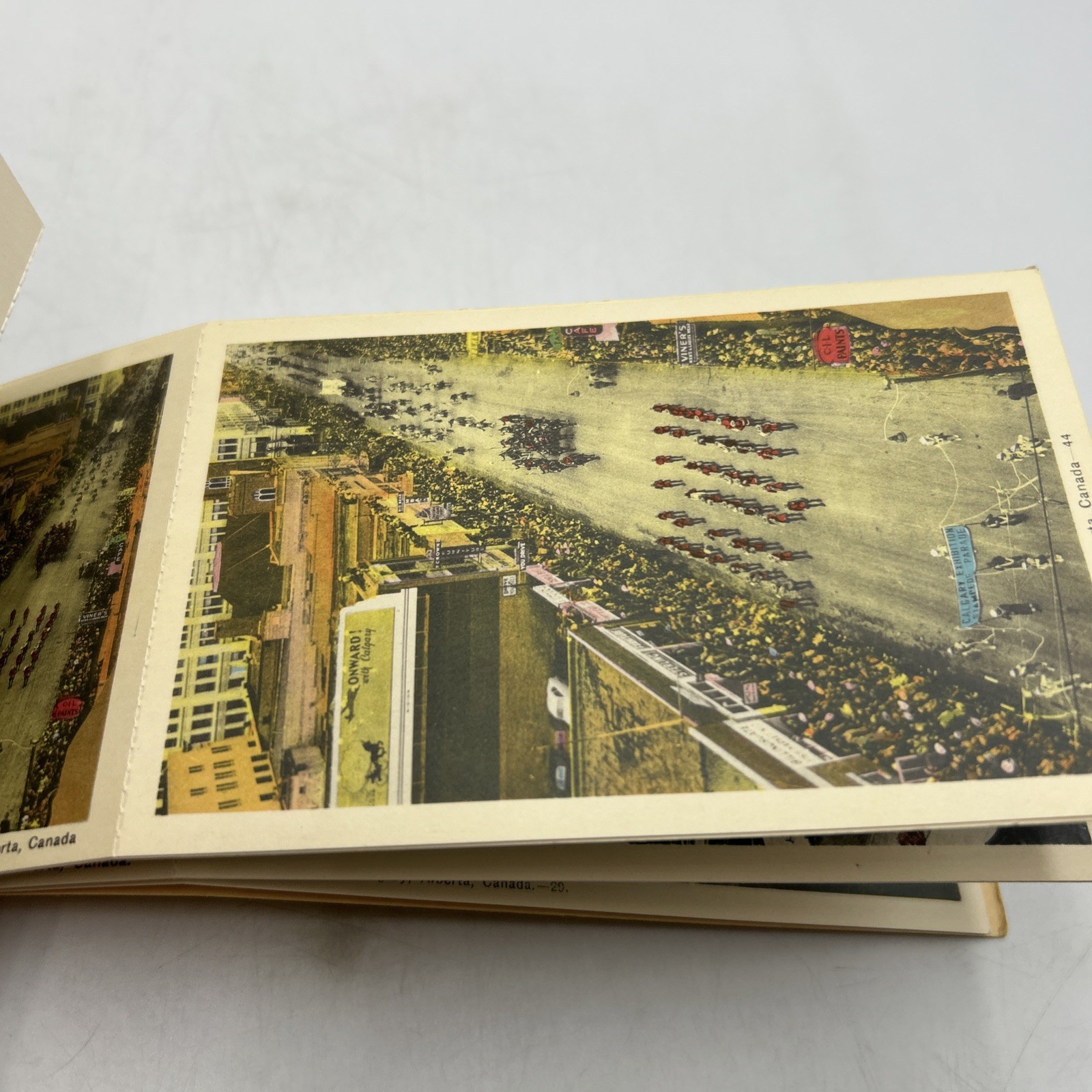 Vintage Souvenir Of Calgary Miniature View Album 1930s Post Cards Set of 10