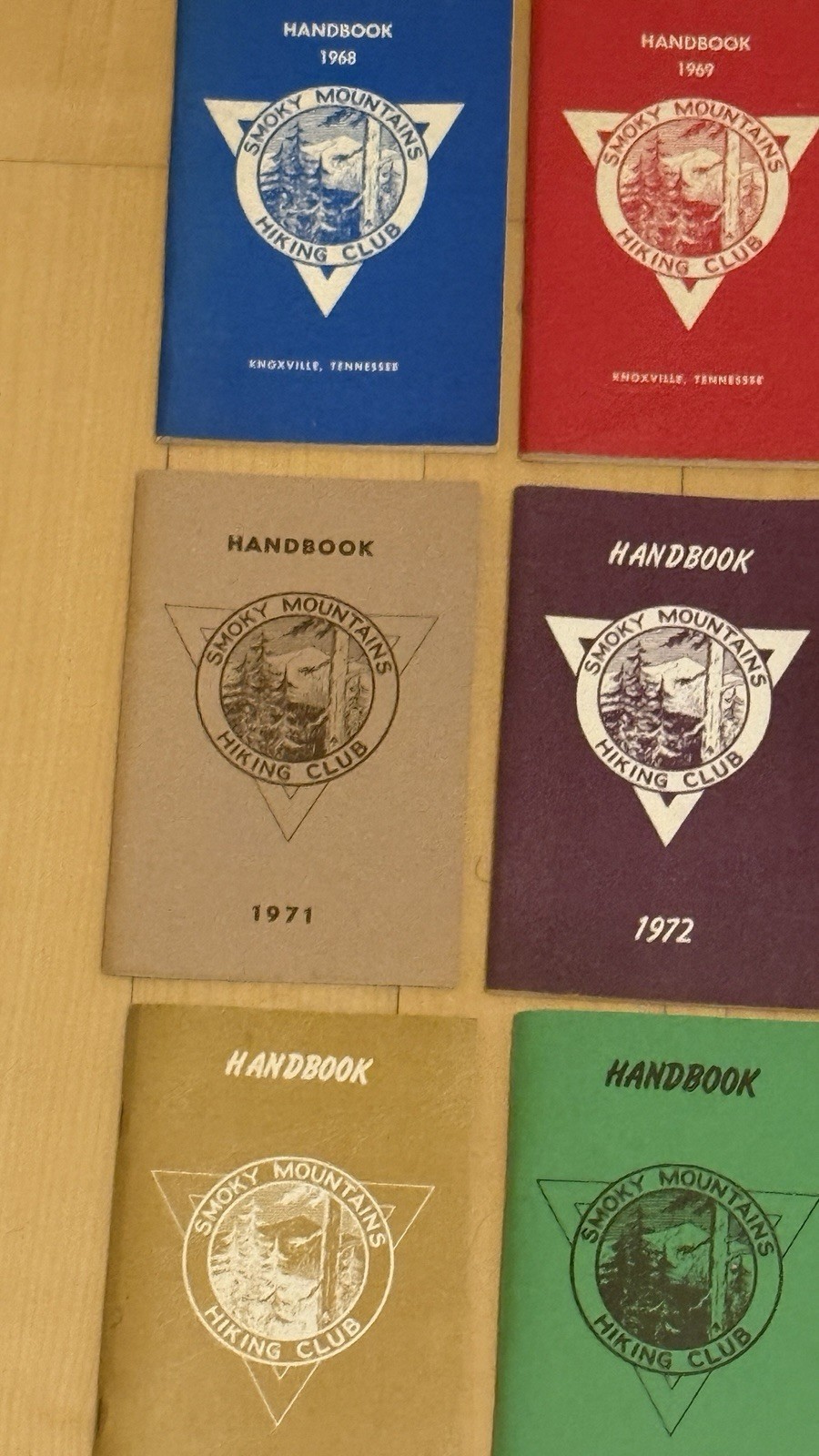 Smoky Mountains Hiking Club 1968-1985 Handbook Lot Vintage Knoxville TN SMHC