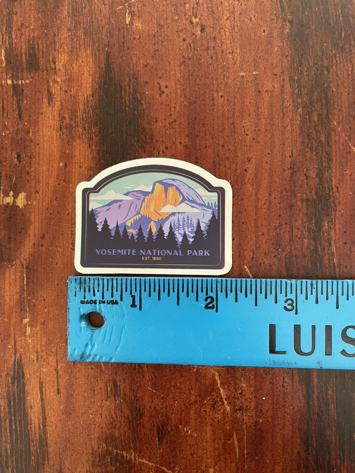Yosemite Est 1890 Half Dome National Park Outdoor Wilderness Sticker Decal