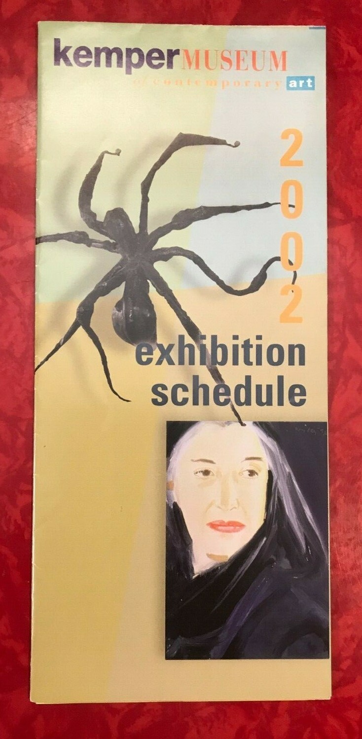 KEMPER MUSEUM OF CONTEMPORARY ART KANSAS CITY EXHIBITION SCHEDULE BROCHURE 2002