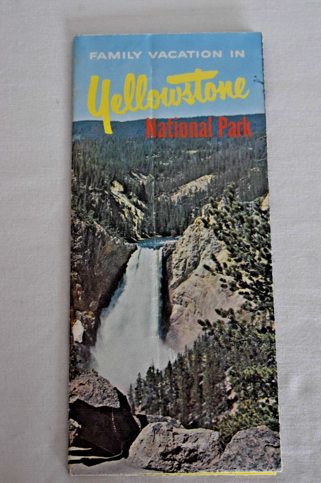 Lot of 2 YELLOWSTONE NATIONAL PARK REGION SOUVENIR MAP & GUIDE 1958 & 1962/63