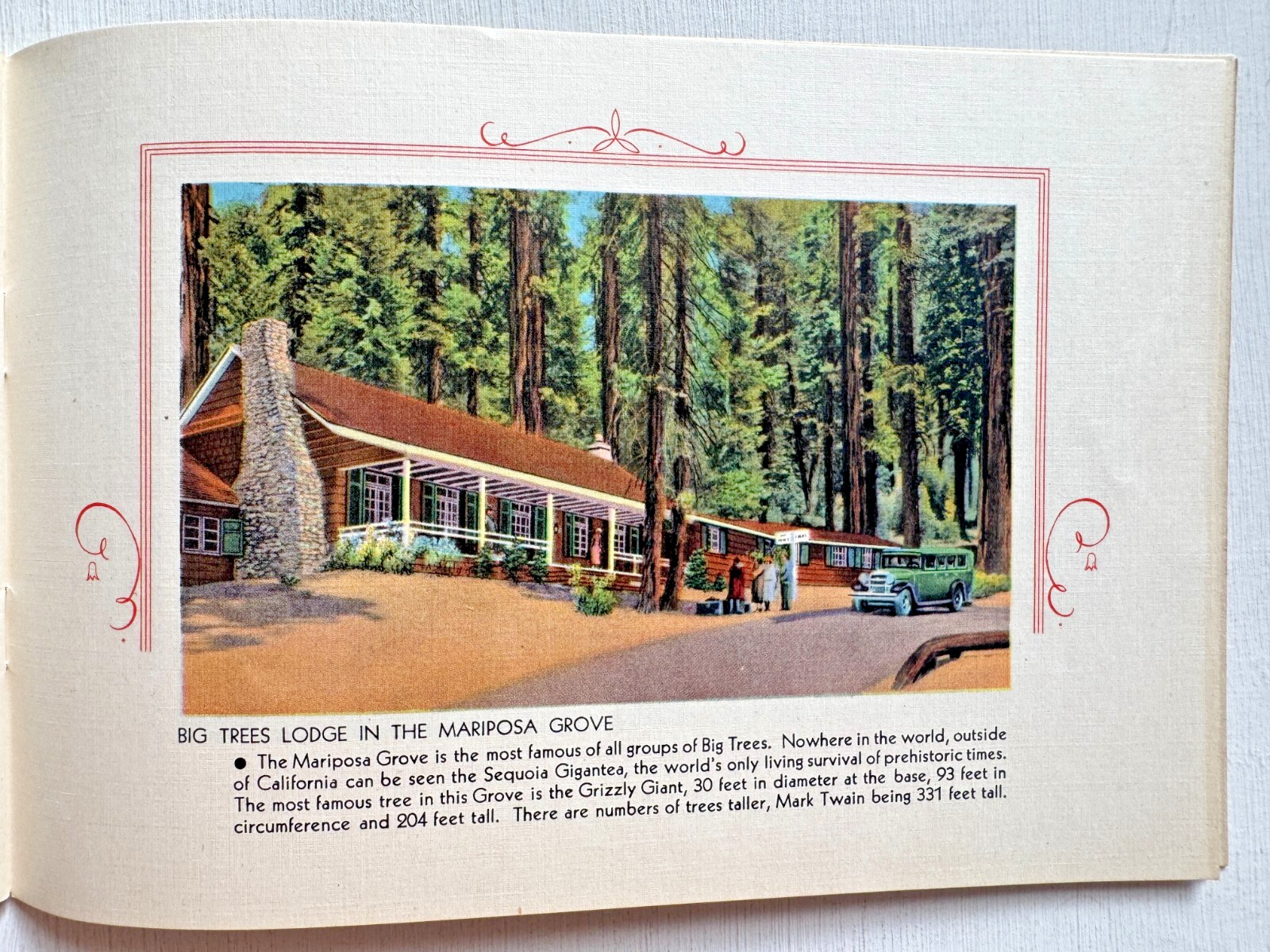 1930-40’s Yosemite National Park Picture Book w/ 32 Pictures B