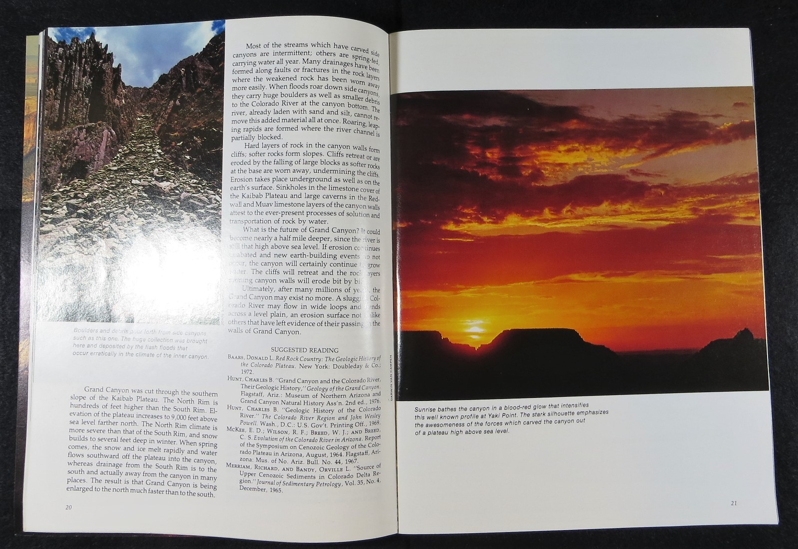 GRAND CANYON The Story Behind the Scenery by Merrill Beal 1983 Softcover Box3