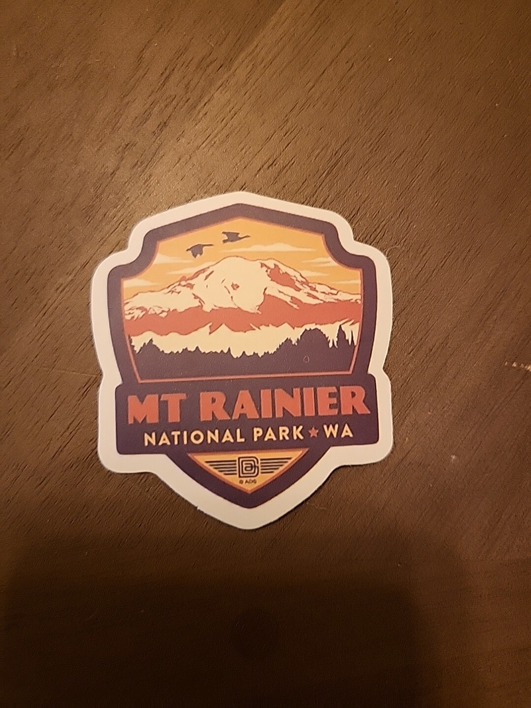 Mount Rainier National Park Sticker Decal
