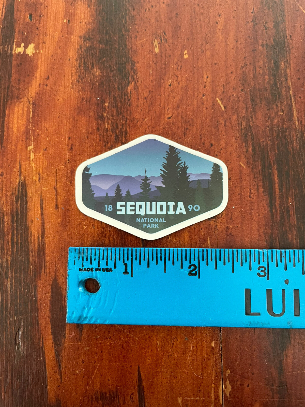 1890 Sequoia National Park Outdoor Wilderness Sticker Decal