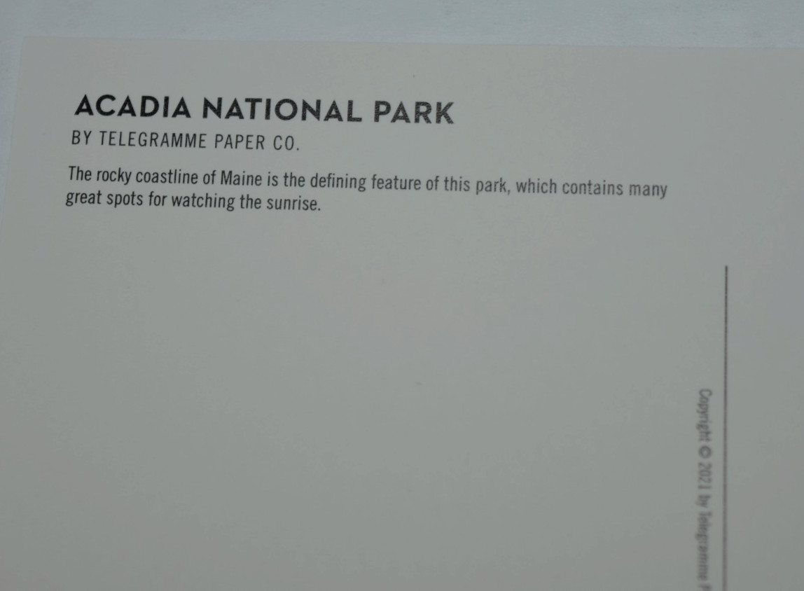 ONE (1) NATIONAL PARK, Postcard (4.50″ x 6.00″), “Choose from 63 Parks,” New