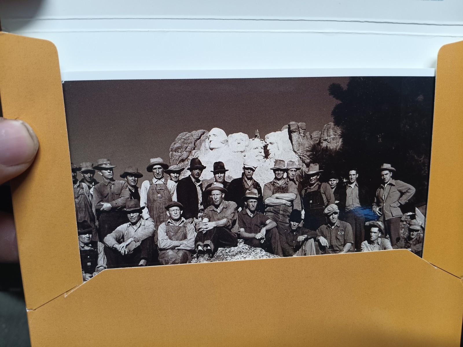 Mount Rushmore National Memorial – Twelve Prints 2-1/2” x 3-3/8” New Postcard