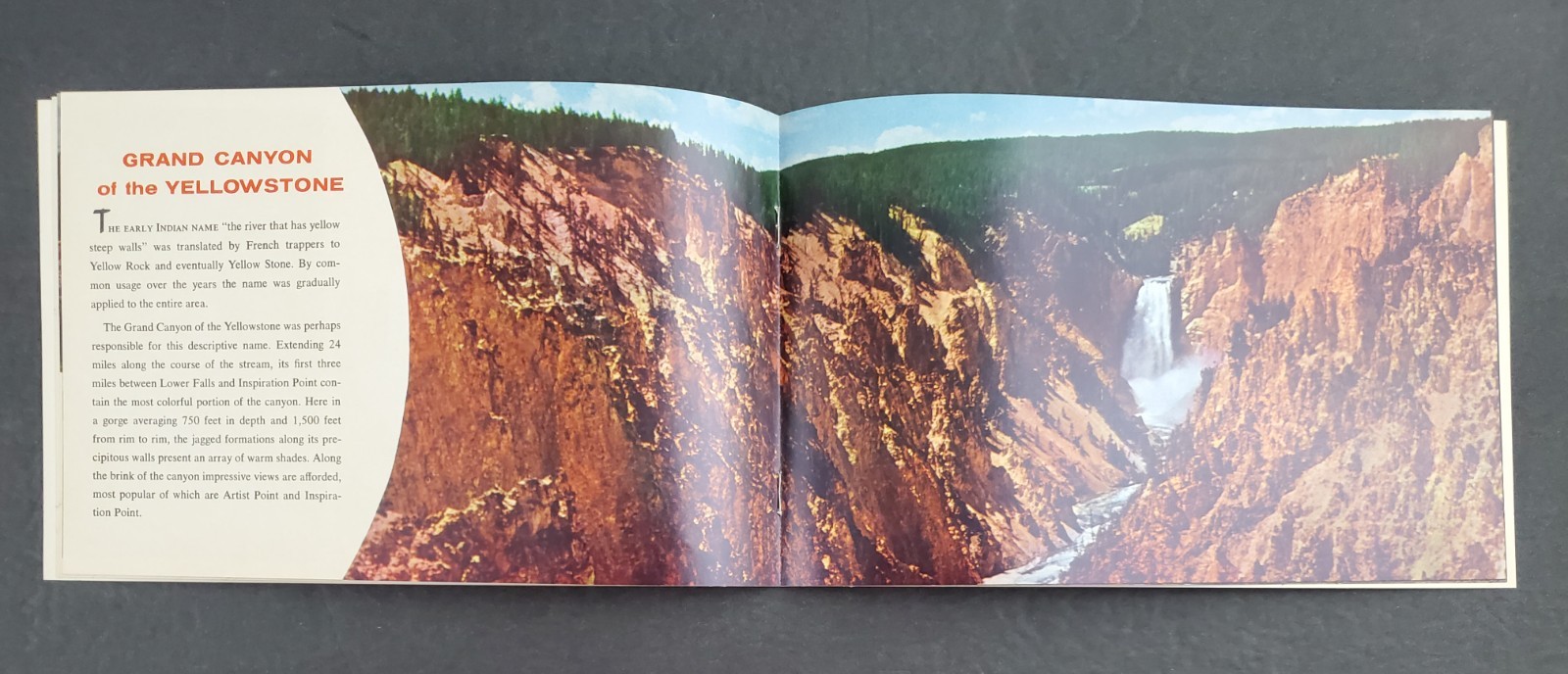 1960s Wyoming WY Yellowstone National Park Vintage Photo Travel Booklet Tourist