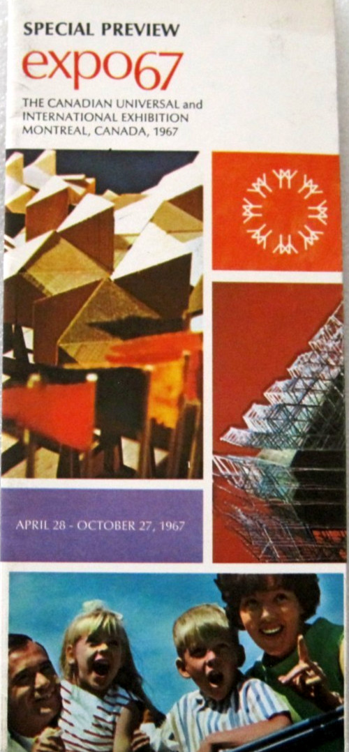 Vintage 1967 Expo67 Special Preview Brochure