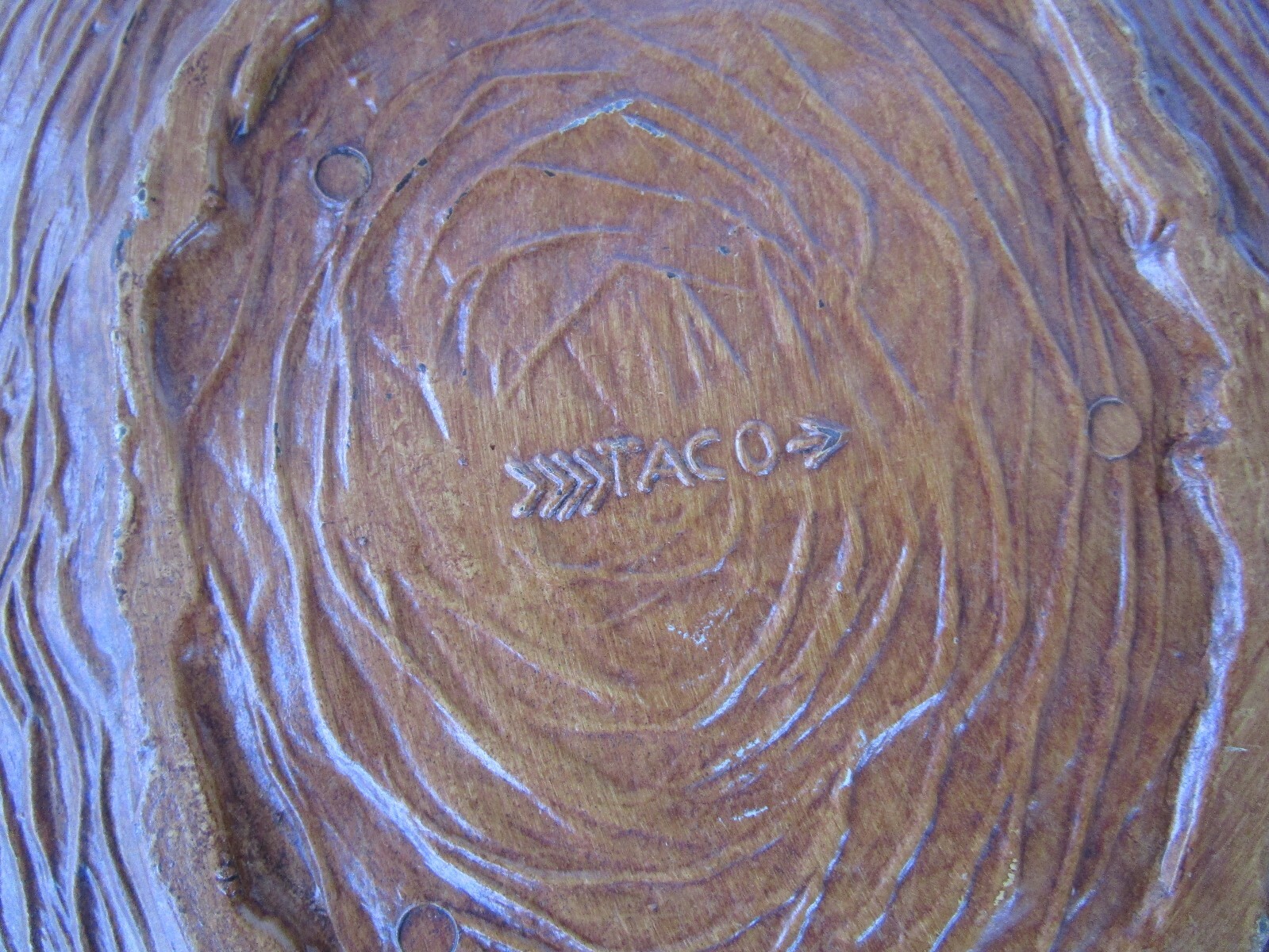 Vintage Souvenir Tray Bowl Wall Hanging Yellowstone National Park by Taco 11-3/4