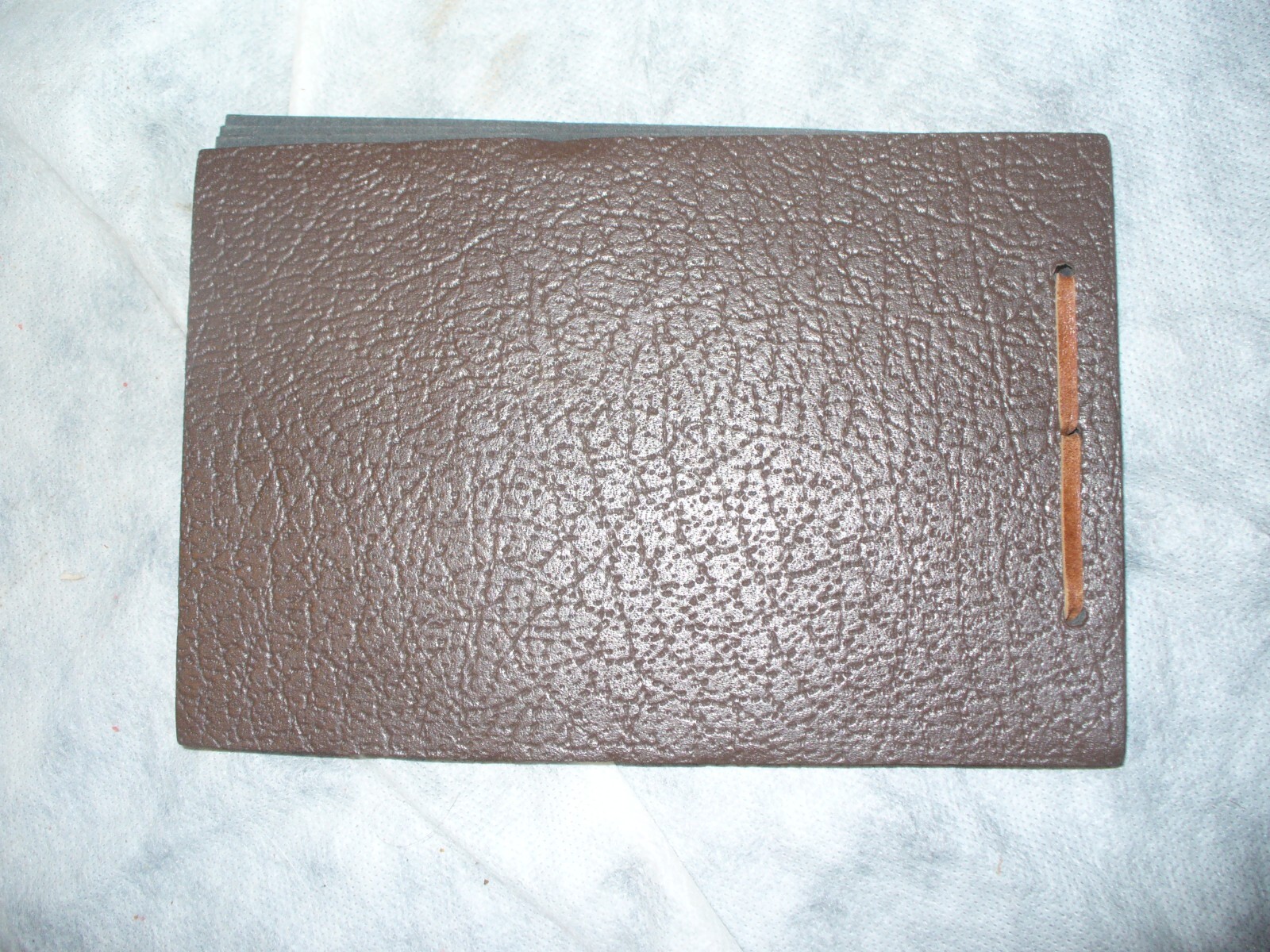 Yellowstone Park Vintage Leather Bound Scrapbook Album