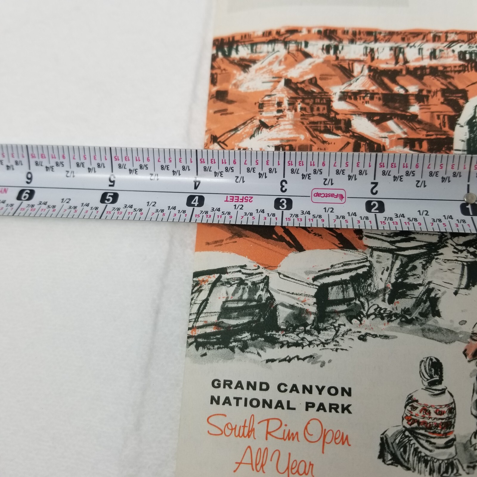 Grand Canyon National Park South Rim Brochure Fred Harvey 1968 Hotels Cabins