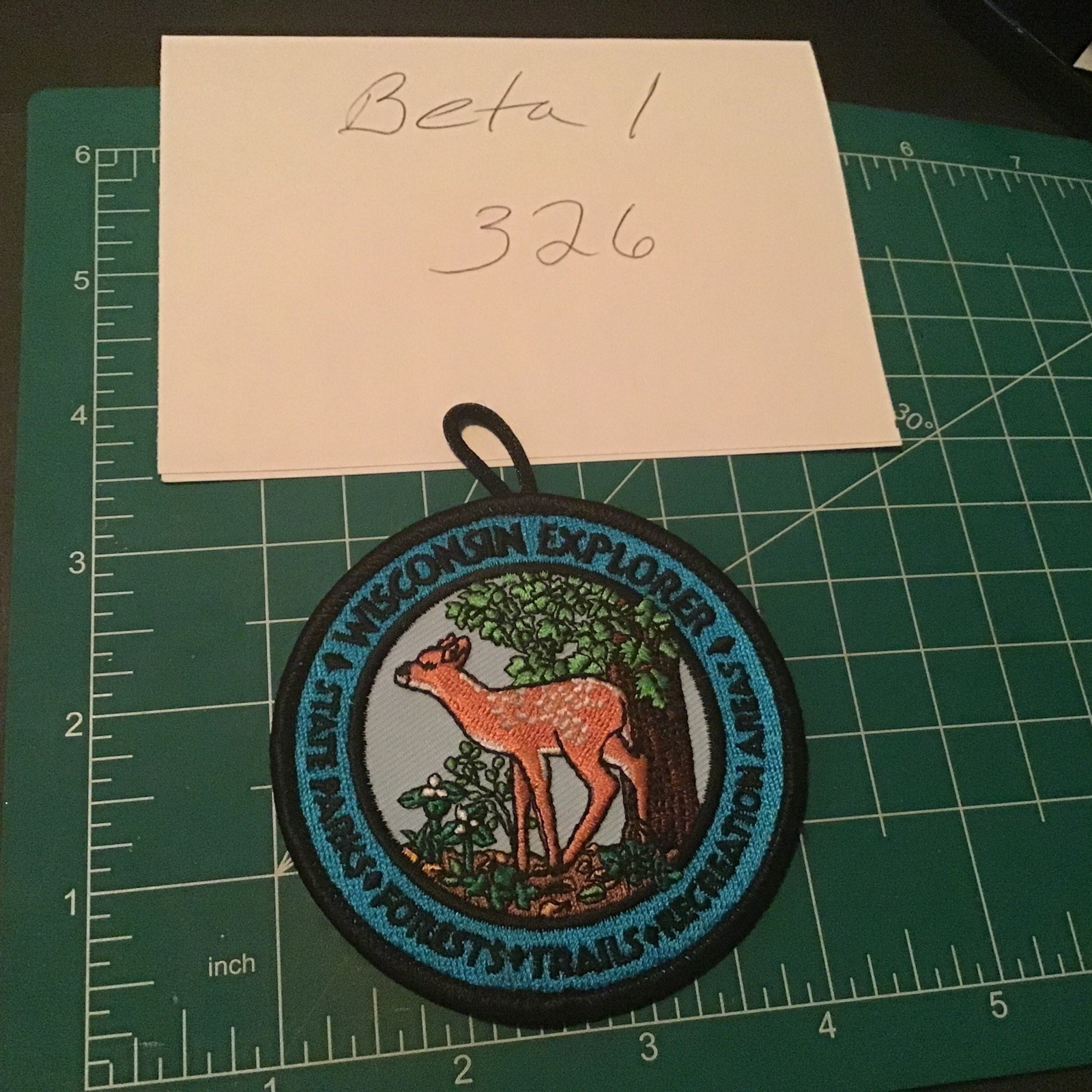 Wisconsin Explorer State Parks Forest Trail Recreation Areas Patch Deer