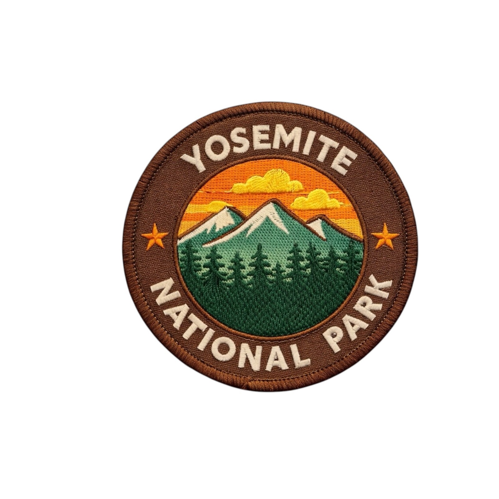 Yosemite National Park Patch 3” Iron On Sew On Embroidered Badge Mountain Sunset