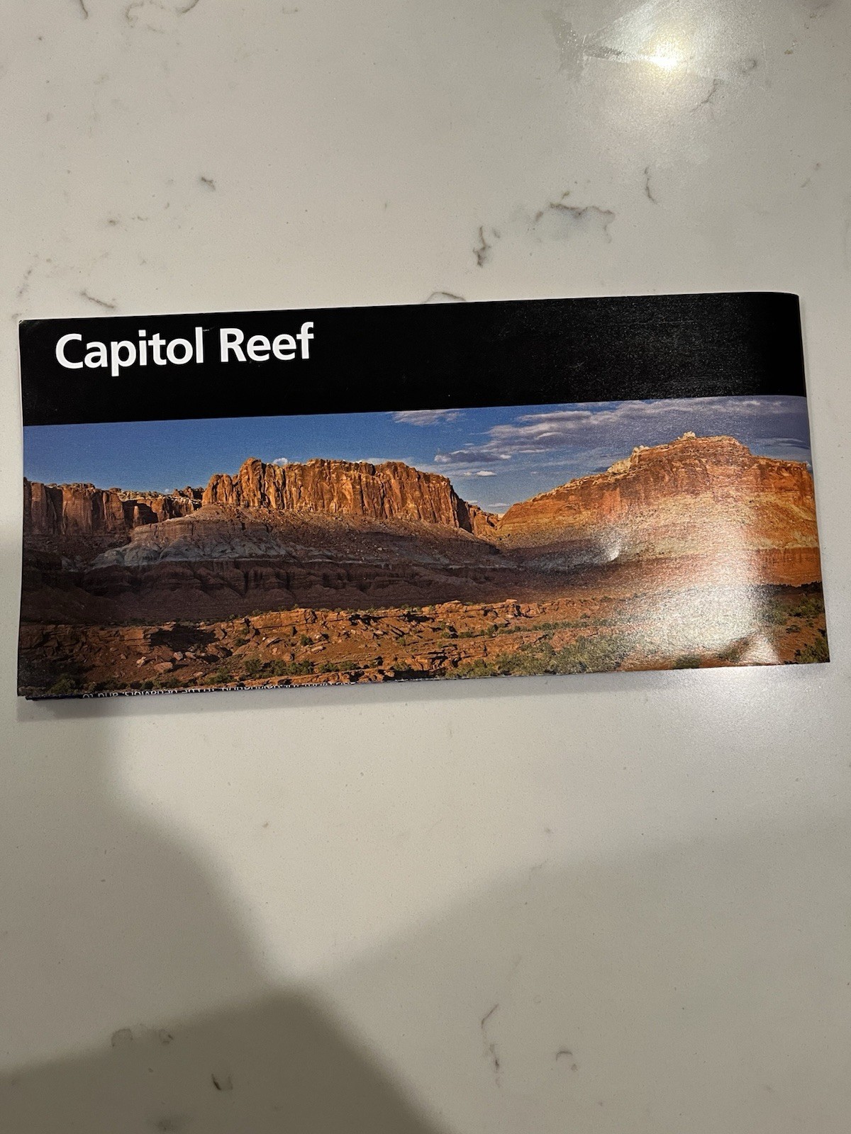 Official Capitol Reef National Park Map | Utah | Rare America 250 Stamp