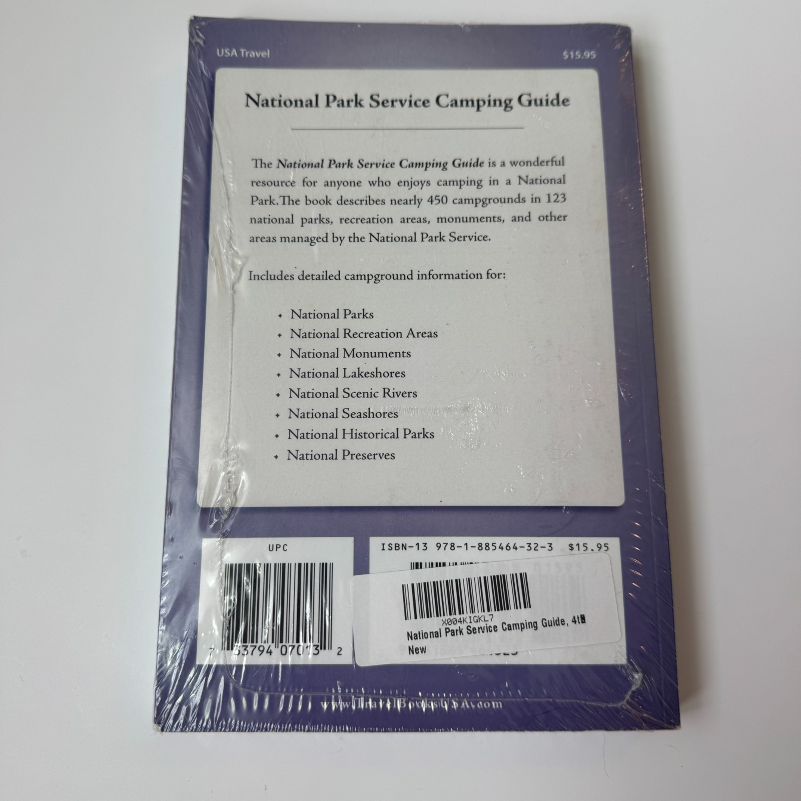 National Park Service Camping Guide 4th Edition Book New Sealed Travel Gift Hike