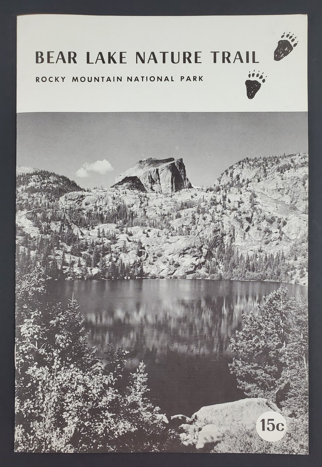 1962 Bear Lake Nature Trail Guide Rocky Mountain Park Vintage Travel Booklet