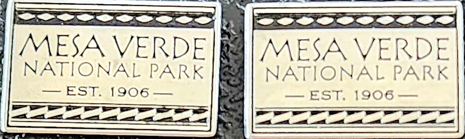 TWO MESA VERDE NATIONAL PARK TOKENS – CLIFF PALACE RECTANGLE – FREE SHIPPING