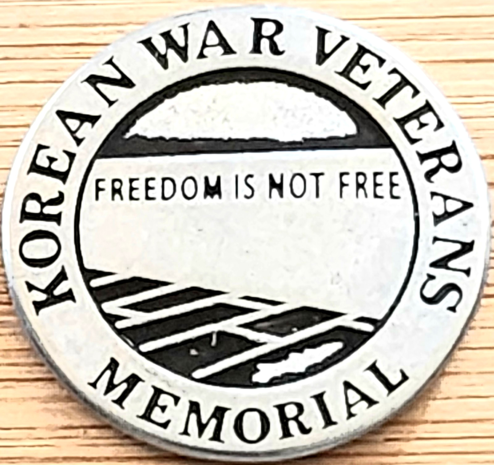 KOREAN WAR VETERANS MEMORIAL – NATIONAL PARK TYPE TOKEN WASHINGTON DC FREE SHIP