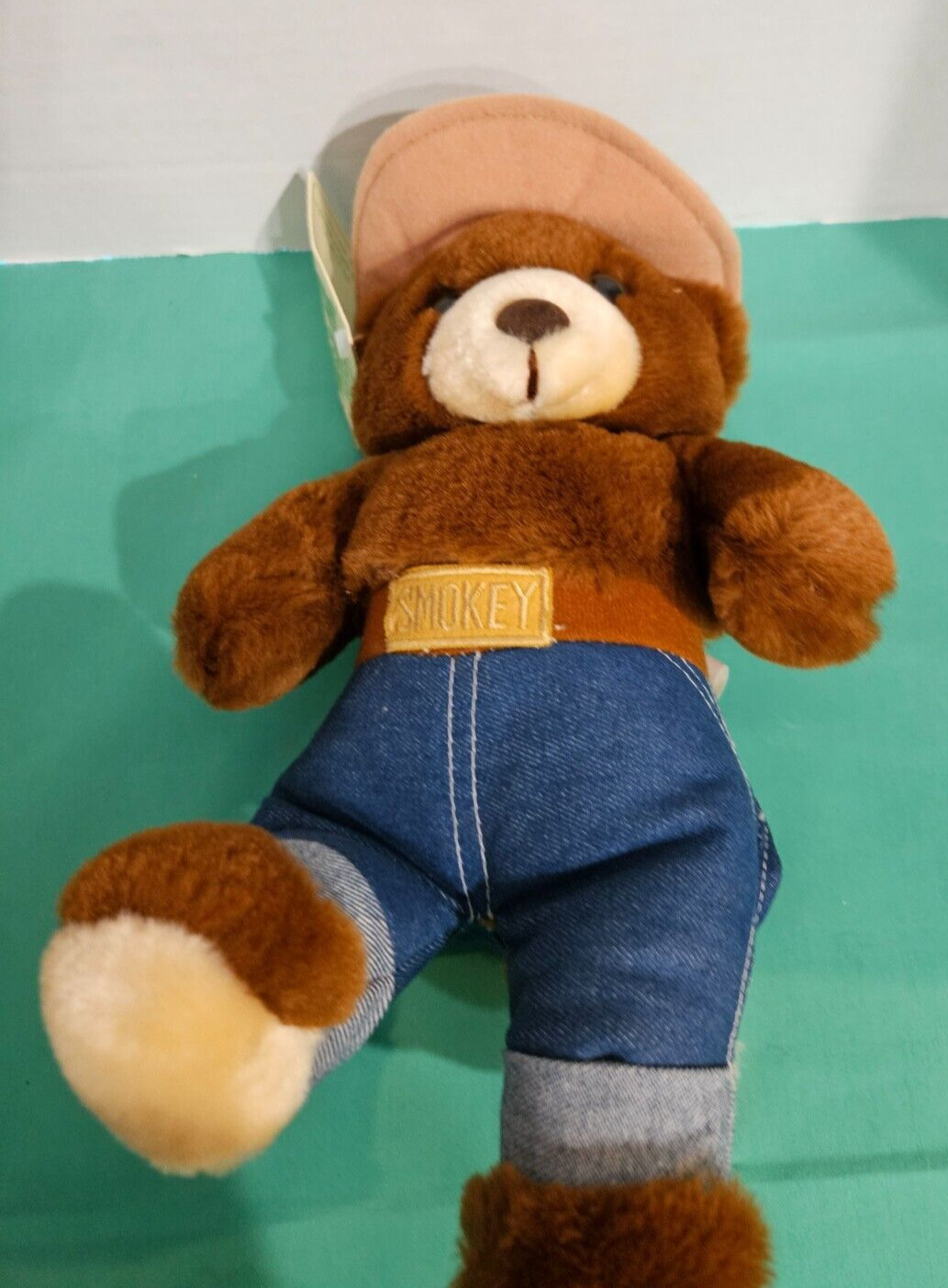 Vintage Smokey The Bear Plush Toy 1985 12″ Three Bears Inc Newport RI