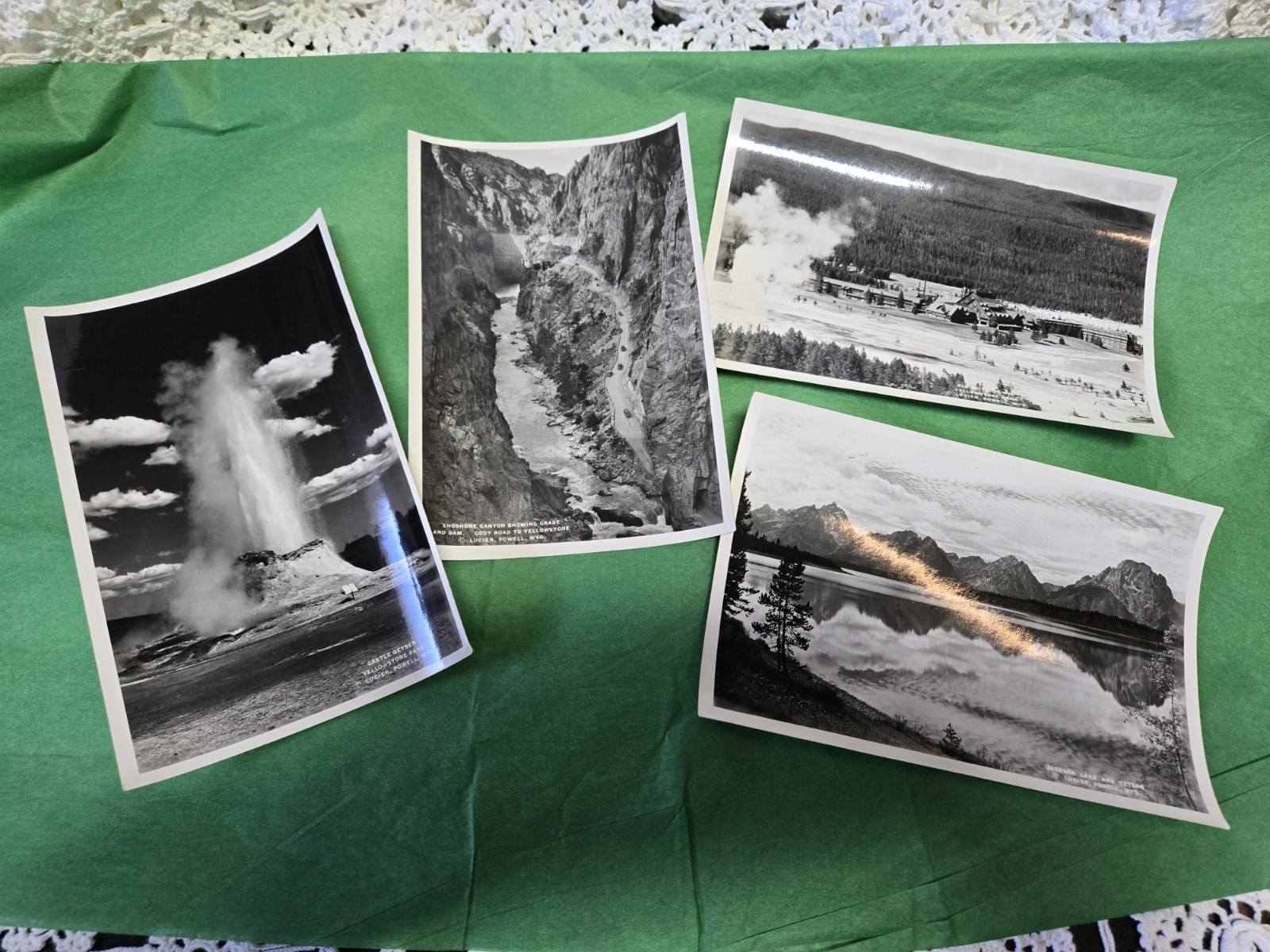 YELLOWSTONE NATIONAL PARK 29 photographs c1945 views B&W 4 x 6