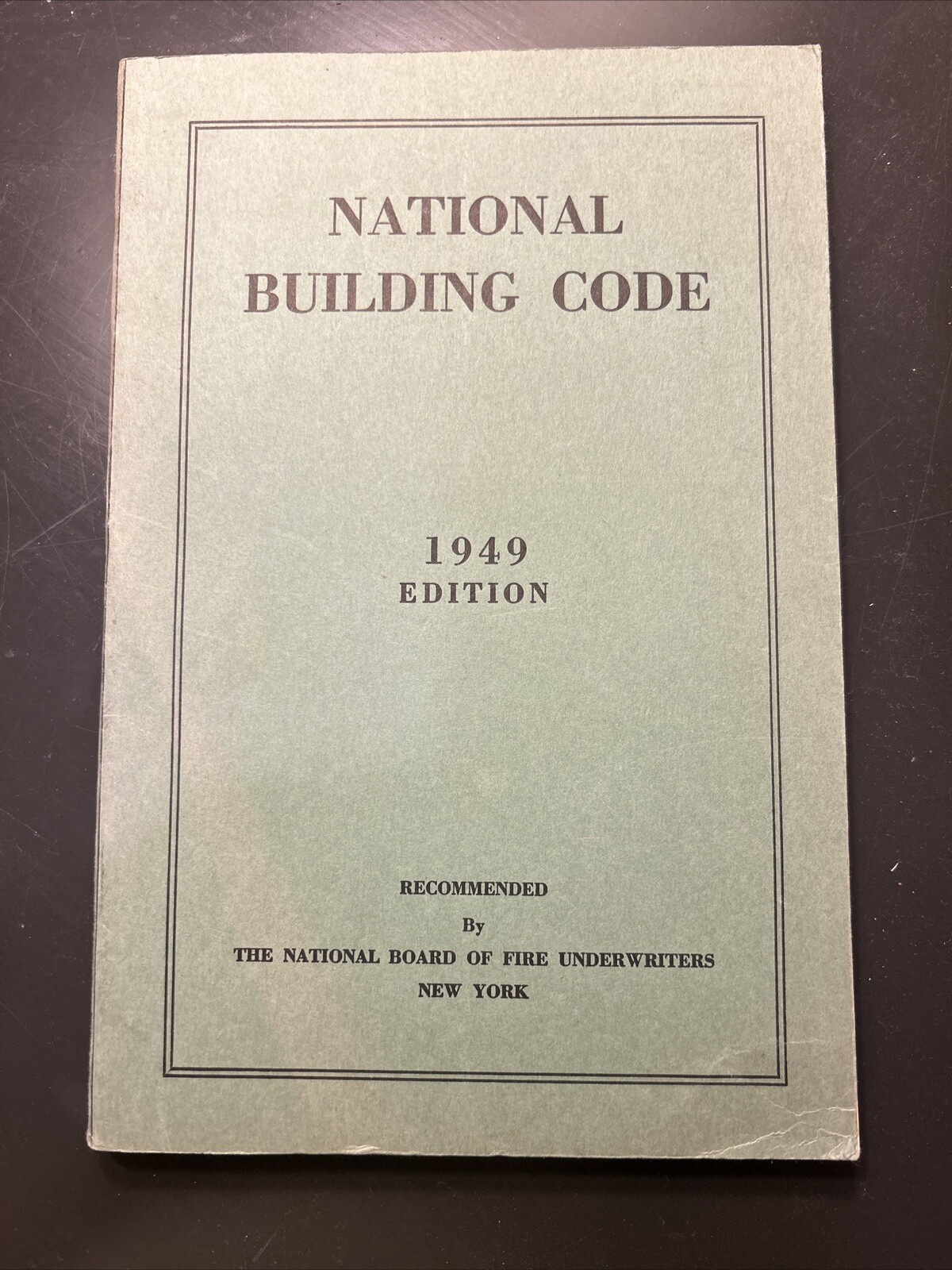 National Building Code 1949 Booklet National Board of Fire Underwriters New York