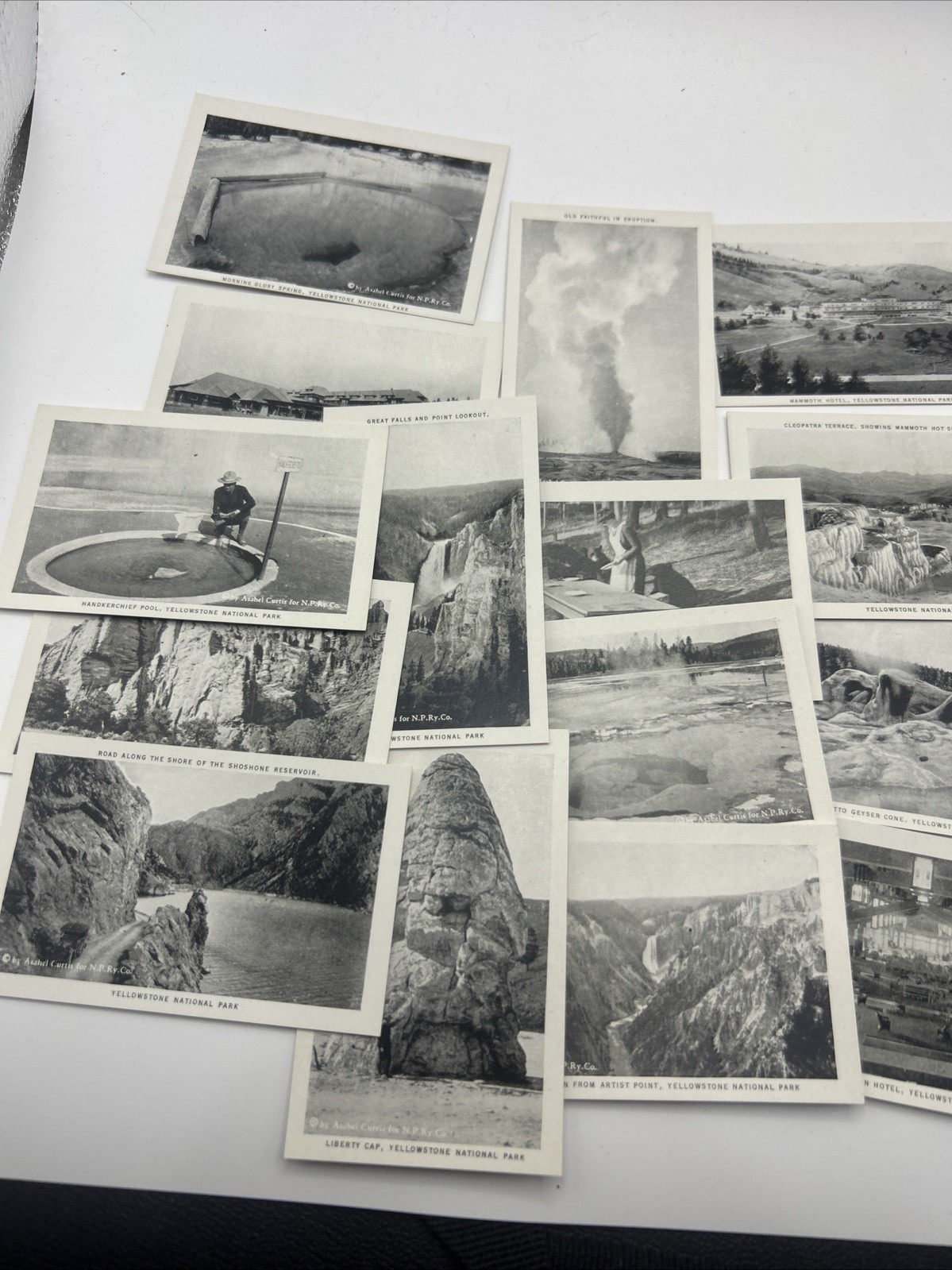 Souvenir Views 1920s pictures 20 Mini YELLOWSTONE National Park