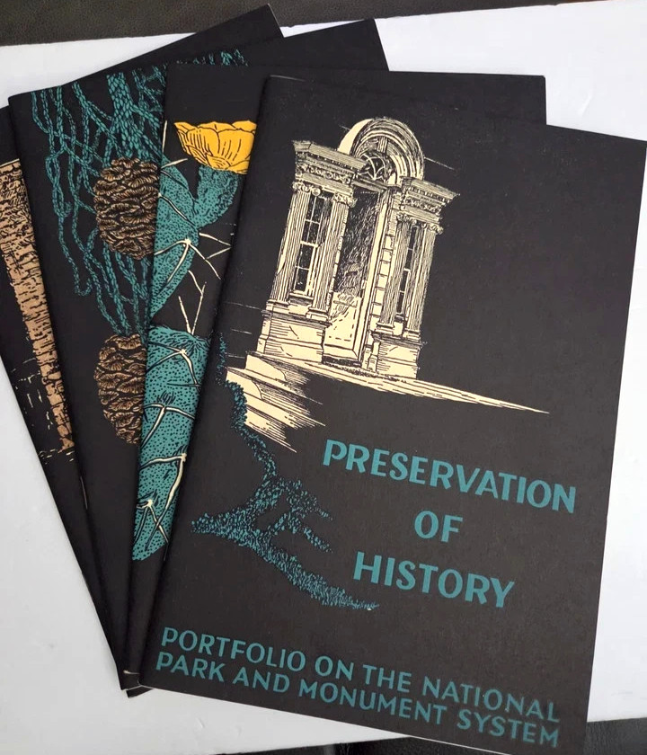 1930’s Portfolio on the National Park & Monument System -4 Booklets in Envelope