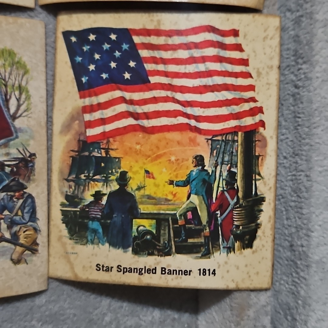 22 Stickers from 1976 National Flag Foundation & Deck Flags of Civil War