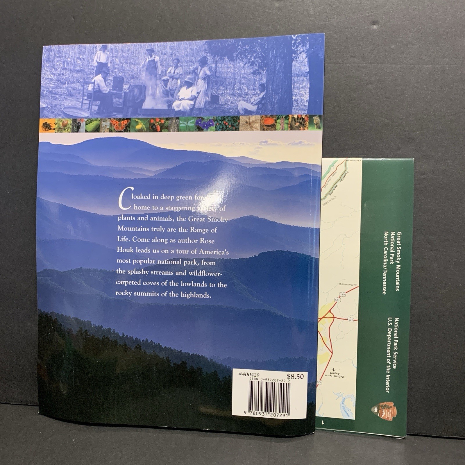 Great Smokey Mountains National Park 2003 The Range Of Life Rose Houk w/ Trails