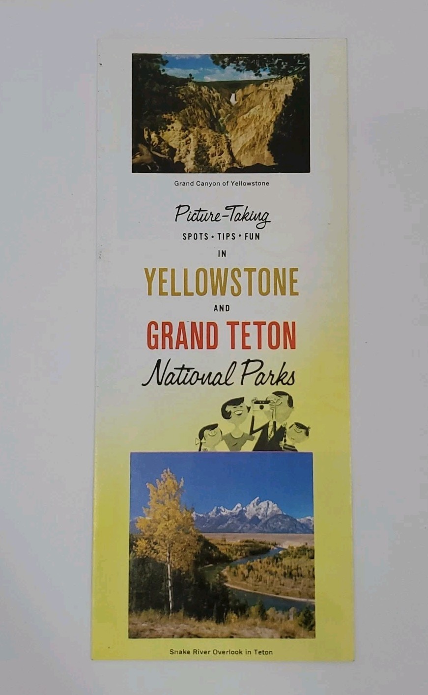 1971 Yellowstone Grand Teton National Park Picture Taking Kodak Vintage Brochure