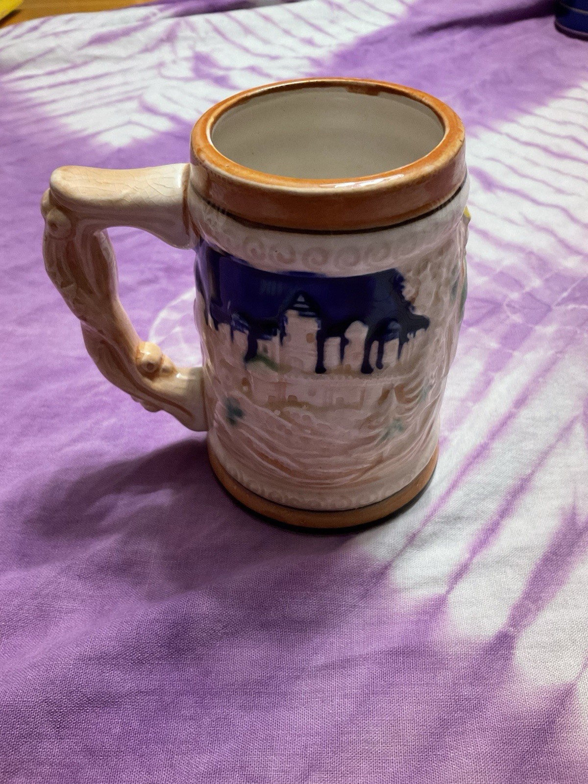 Glacier National Park National Parks Theme Ceramic Souvenir Beer Mug Stein Japan