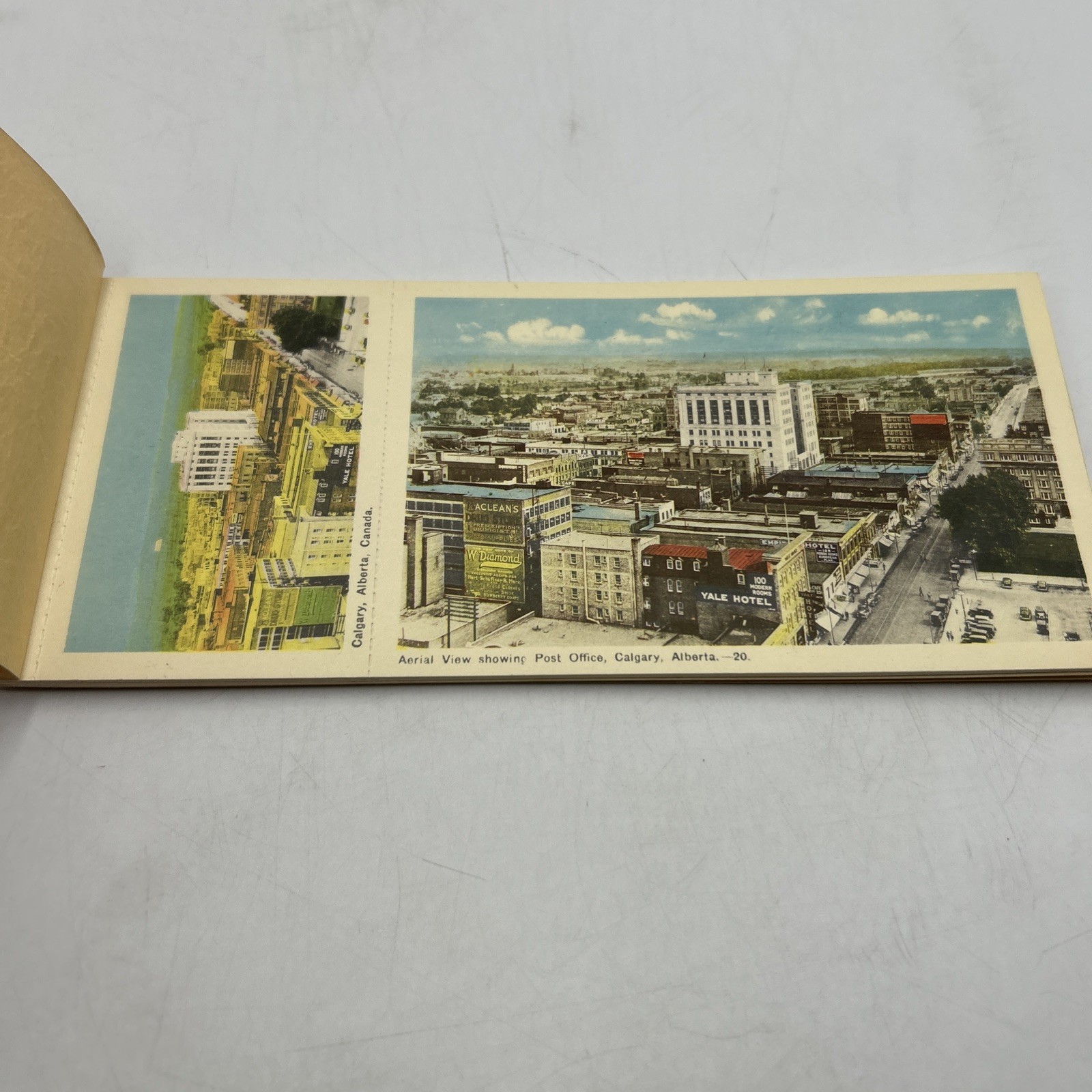 Vintage Souvenir Of Calgary Miniature View Album 1930s Post Cards Set of 10